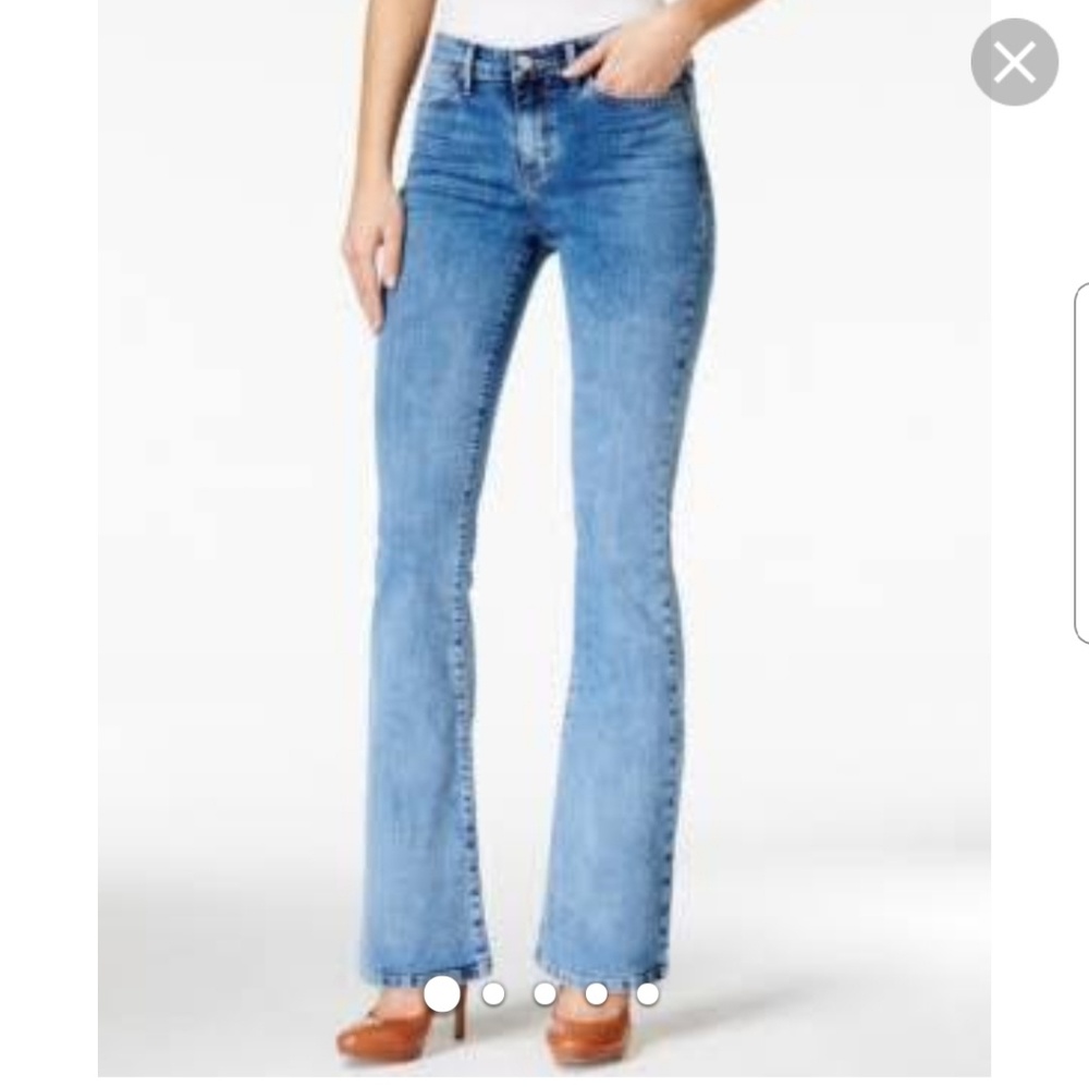 CALVIN KLEIN FLARE BLUE JEANS WOMEN'S